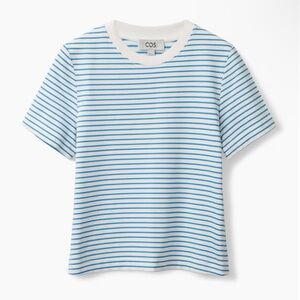 COS Blue Striped T-Shirt